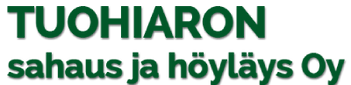Logo Tuohiaron Sahaus ja höyläys Oy